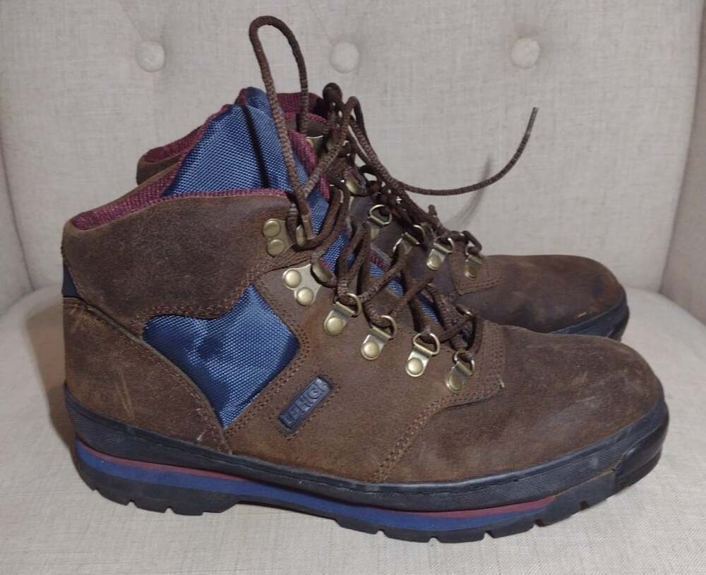Lehigh Men's Hiking /work Boots Brown Waterproof Leather- Size 9.5m SC